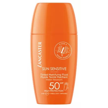 Lancaster Sun Sensitive Fluido Matt Colorato Viso 30ml SPF50