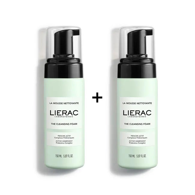 Lierac Mousse Detergente Viso 2 Flaconi Da 150ml