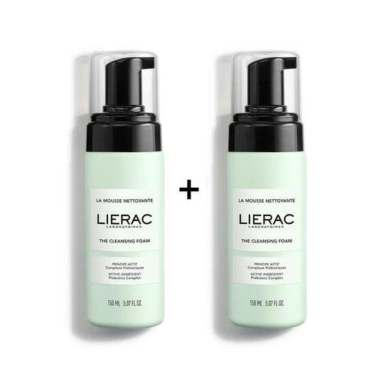 Lierac Mousse Detergente Viso 2 Flaconi Da 150ml
