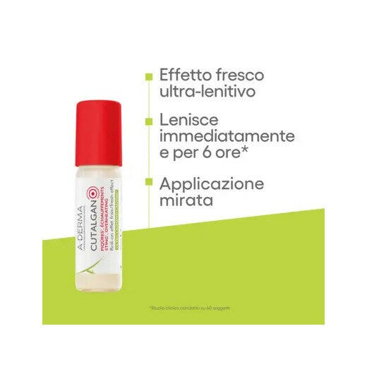 A-derma Cutalgan Roll-on Effetto Fresco Ultra-lenitivo 10 ml