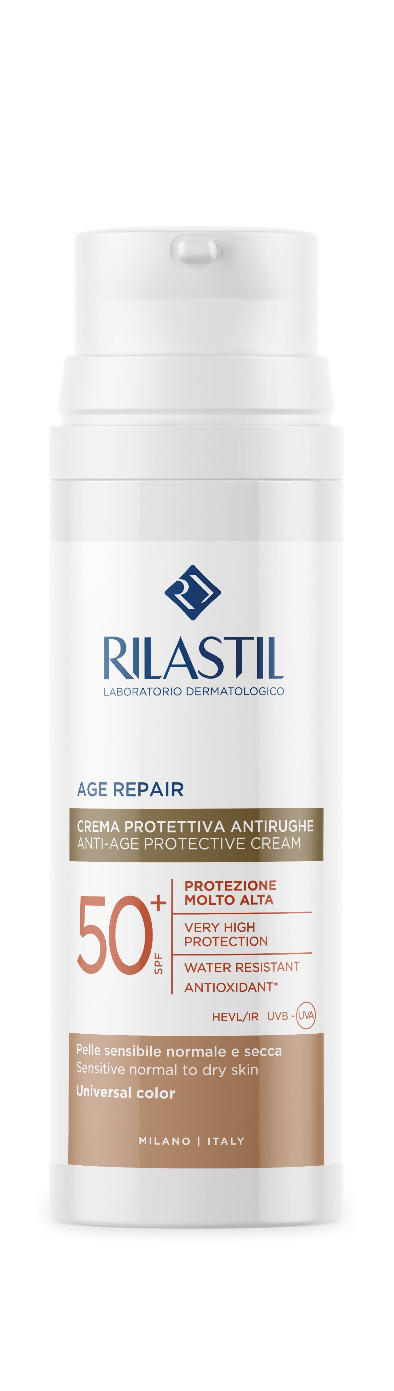 Rilastil Sun Age Repair Crema Solare SPF50+ Universal Color 50ml