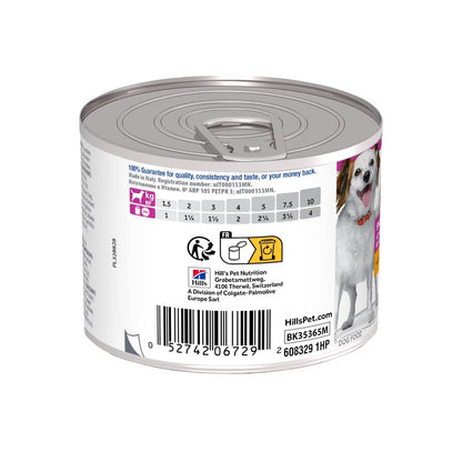 Hill's Science Small&Mini Mousse Adult Alimento Per Cani Con Pollo Scatoletta 200g