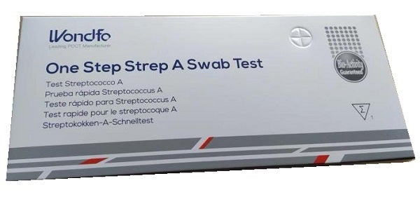 Test Autodiagnostico One Step Strep a Rilevazione Qualitativa Antigene Streptococco a in Tamponi Faringei Gammadis