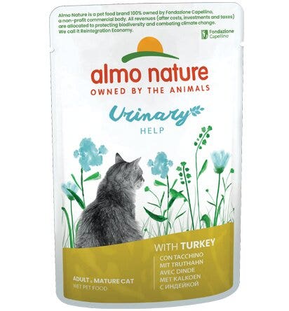 Almo Nature Urinary Help Cibo Umido Tacchino Per Gatto 70g