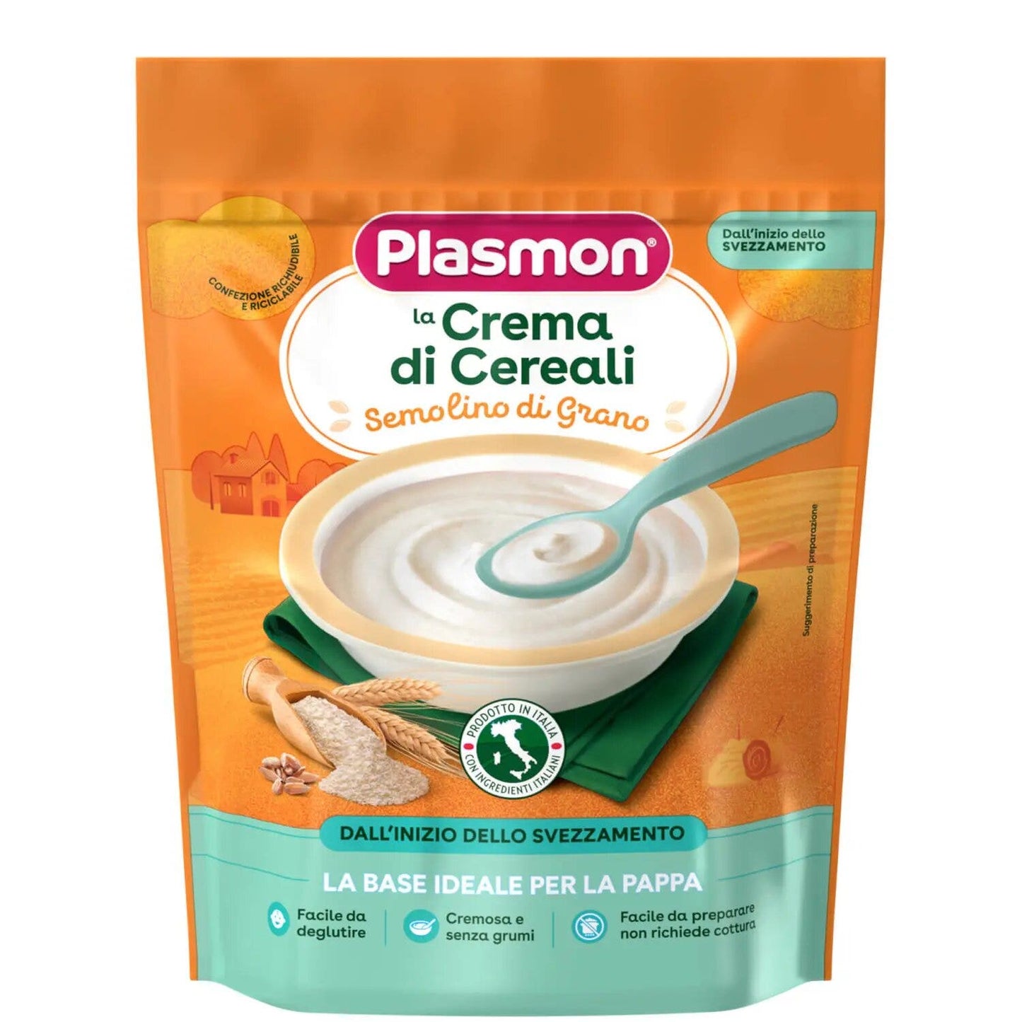 Plasmon Crema di Cereali Semolino di Grano 200g