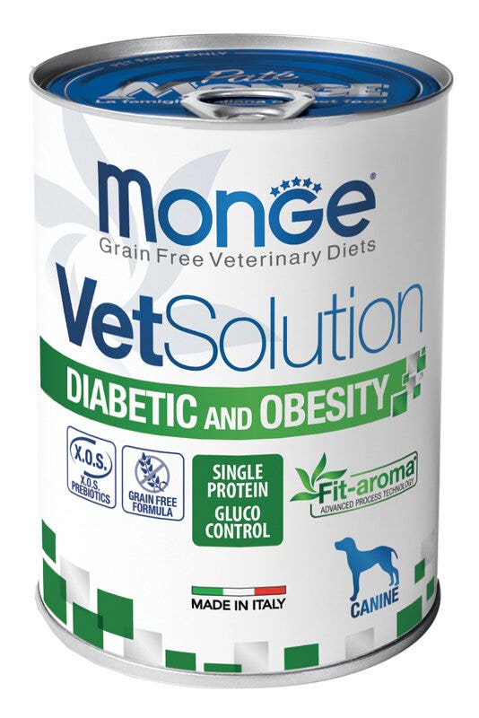 Monge VetSolution Diabetic And Obesity Canine Lattina 400g