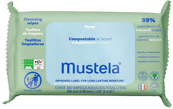 Salviette Compostabili 60 Pezzi