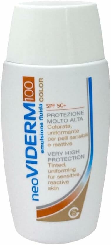 NeoViderm 100 Emulsione Fluida SPF50+ colorata 50ml