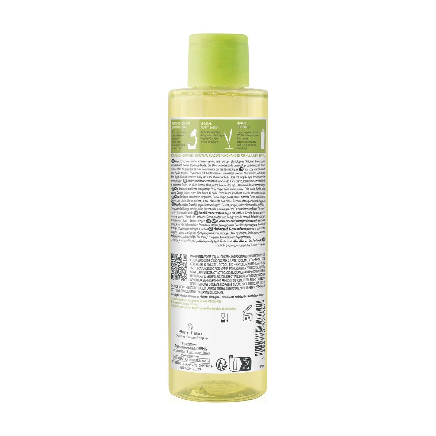 A-Derma Exomega Control Olio Lavante Emolliente 200ml