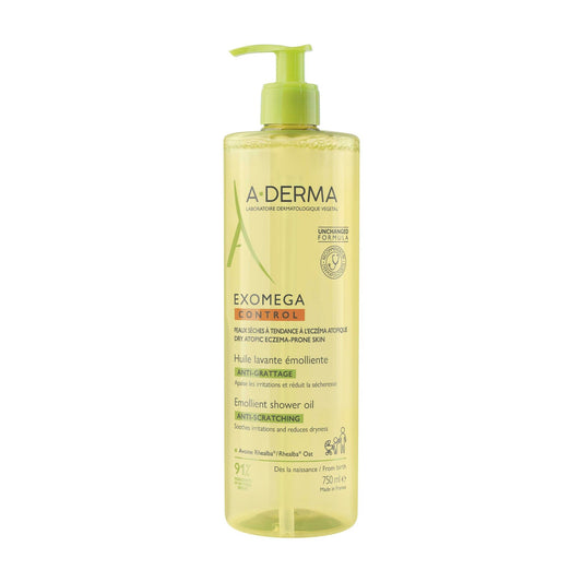 A-Derma Exomega Control Olio Lavante Emolliente Anti-grattage 750ml