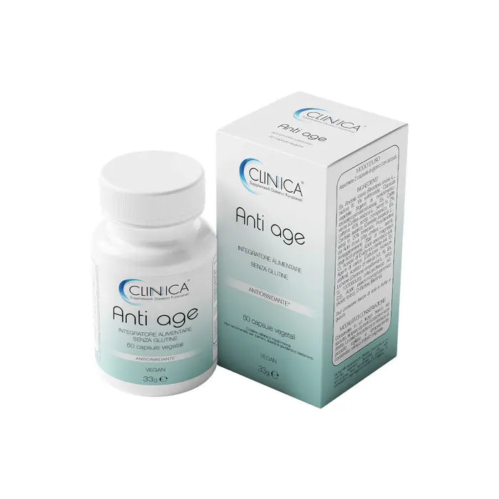 Clinica Anti age - anti età - 60 capsule vegetali = 1 mese di trattamento