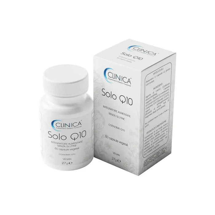Clinica Solo Q10 - coenzima Q10 - 60 capsule vegetali = 1 mese di trattamento