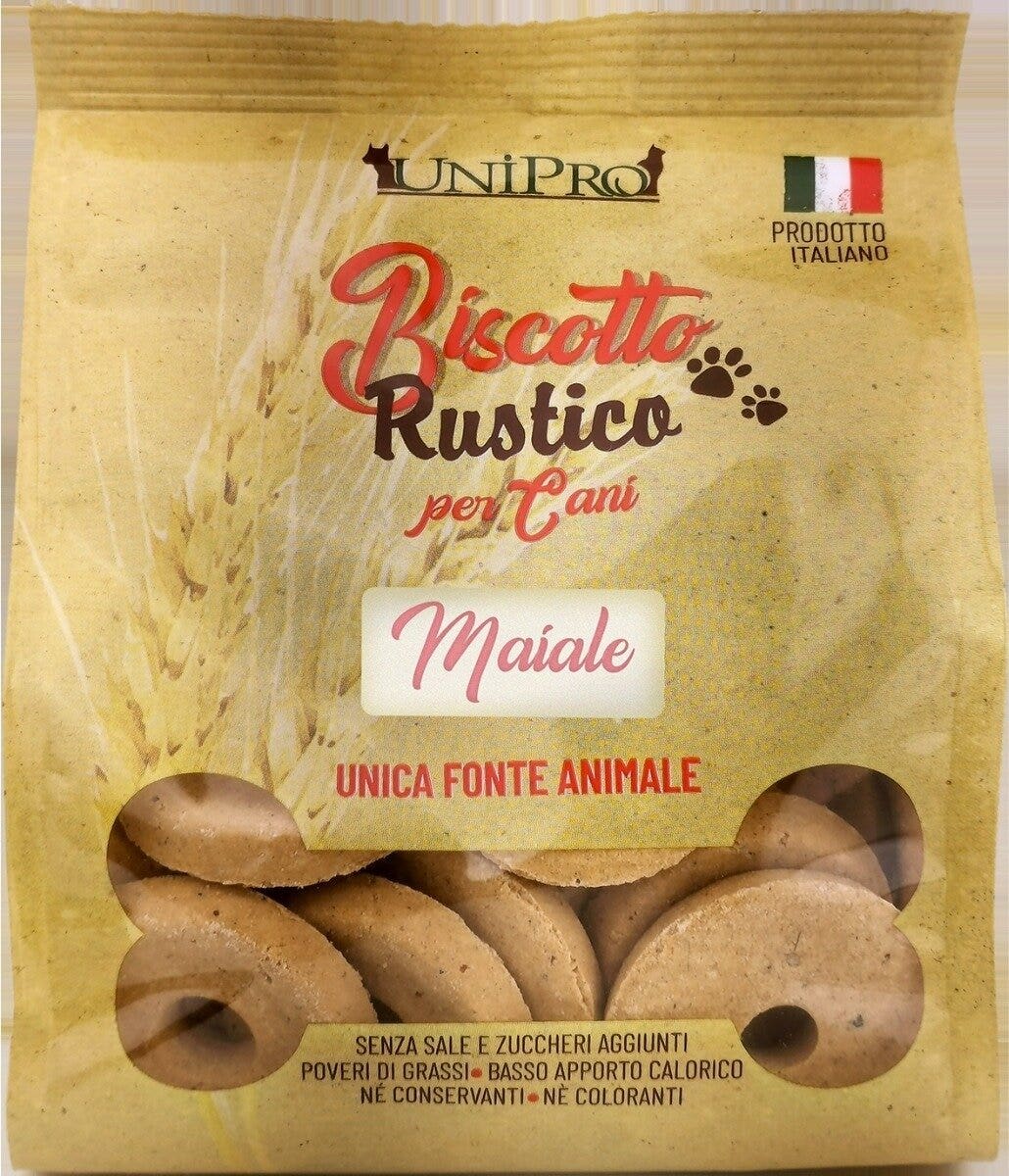 Unipro Biscotto Rustico Maiale Alimento Complementare Per Cani 300g