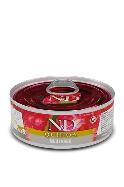 Farmina N&D Cat Quinoa Neutered Pork Cibo Umido Per Gatti Adulti 80g