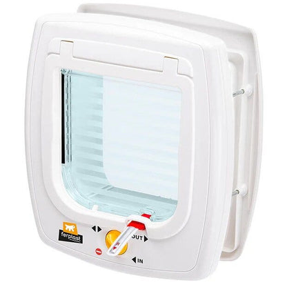 Swing 7 Portina Per Gatti Con Sistema Magnetico Colore Bianco