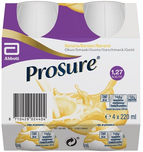 Prosure Banana 4 Bottiglie da 220 ml