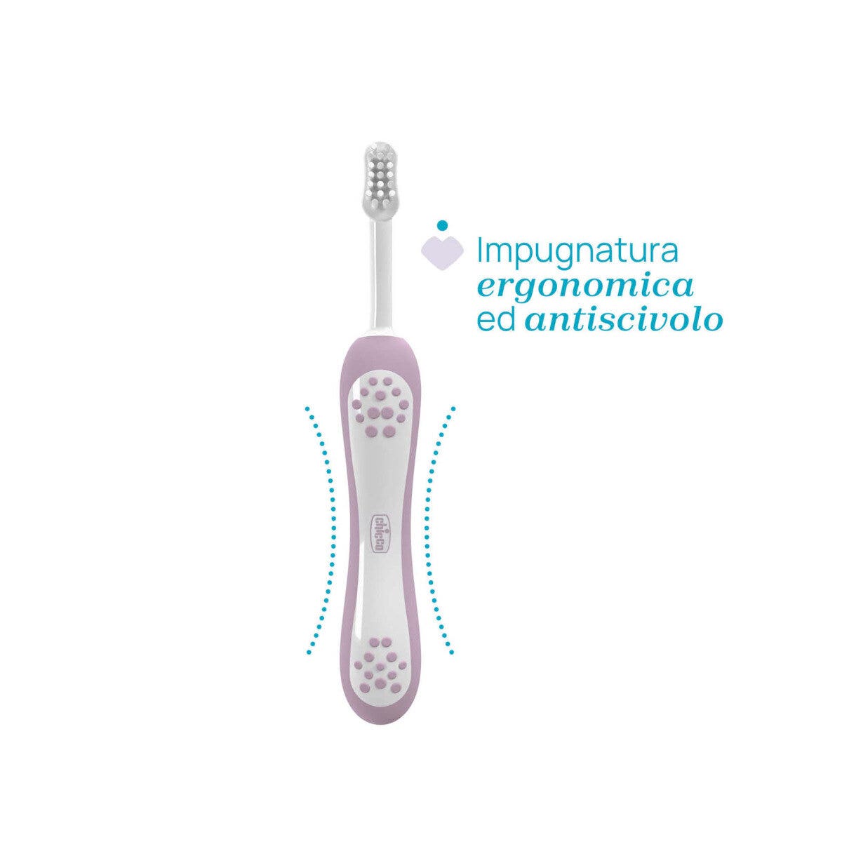 Chicco Spazzolino Primi Denti 6-36 Mesi Lilla