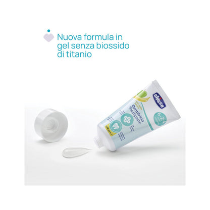 Chicco Dentifricio 6-24 Mesi Gusto Mela-Banana Con Fluoro 50ml