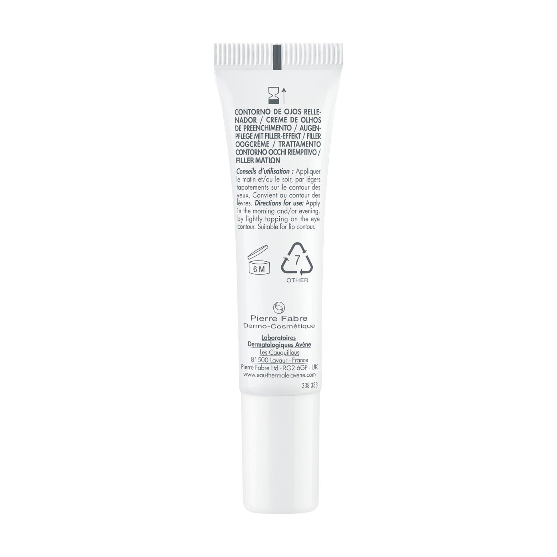 Eau Thermale Avene Dermabsolu Trattamento Contorno Occhi Riempitivo 15ml