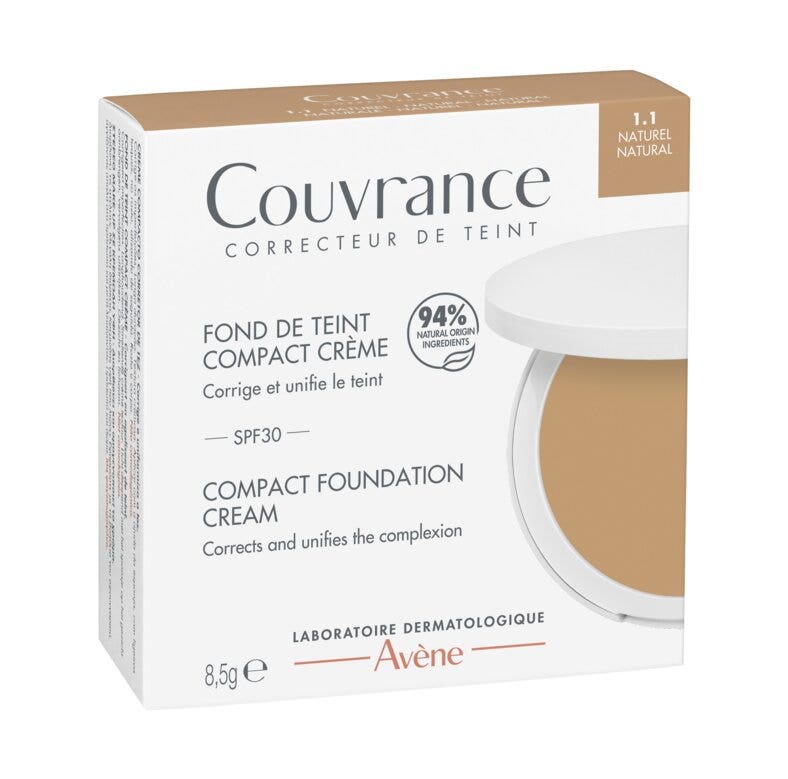 Eau Thermale Avène Couvrance Fondotinta Compatto In Crema Naturale