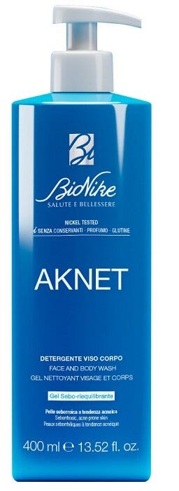 Bionike Aknet Gel Detergente Purificante Viso e Corpo 400ml