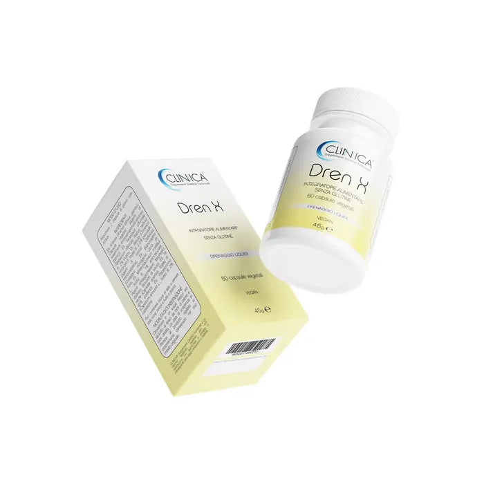 Clinica Dren X - drenante - 60 capsule vegetali = 1 mese di trattamento