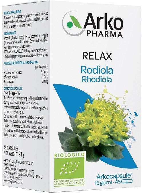 Arkocapsule Rodiola Bio 45 Capsule