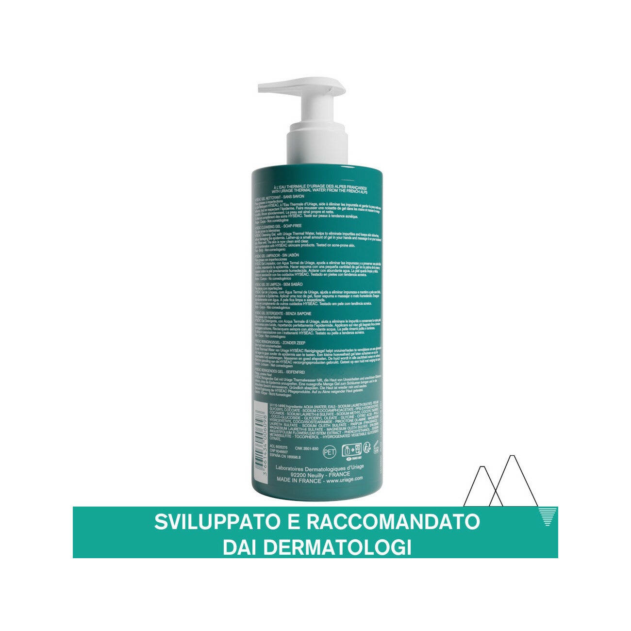Uriage Hyséac Gel Detergente 500ml