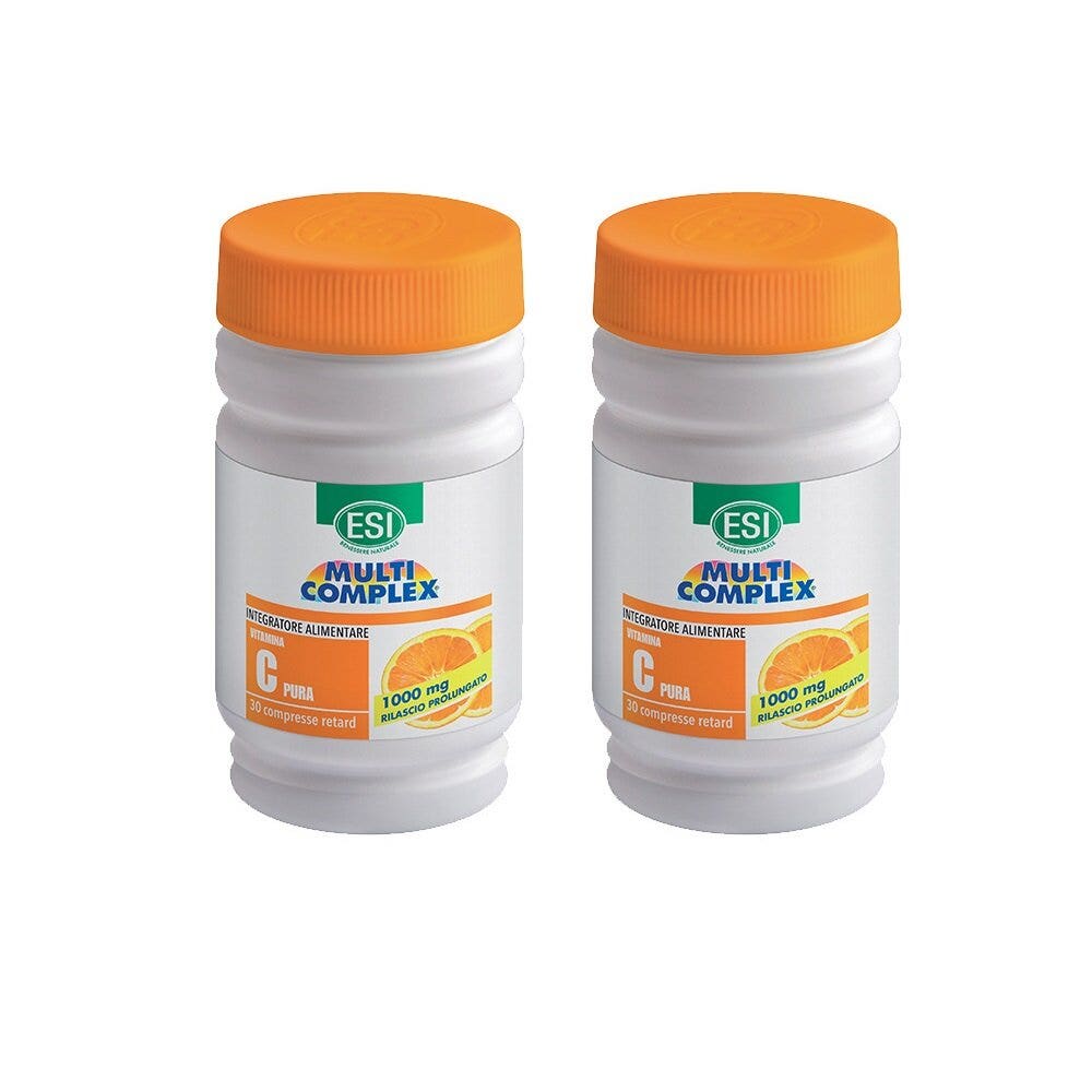 Esi Multicomplex Vitamina C Pura Retard Bipack 30+30 Compresse