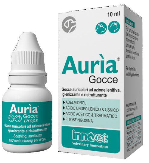 Auria Gocce Auricolari Per Cani/Gatti 10ml