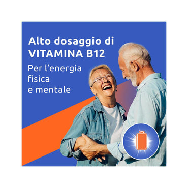 Supradyn Ricarica PRO B12 Integratore Adulti 50+ con Vitamina B12 e Zinco 10 Flaconcini