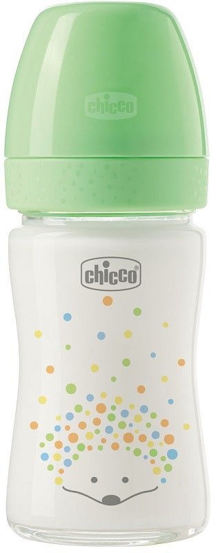 Chicco Biberon Perfect Glass Unisex Silicone da 150 ml