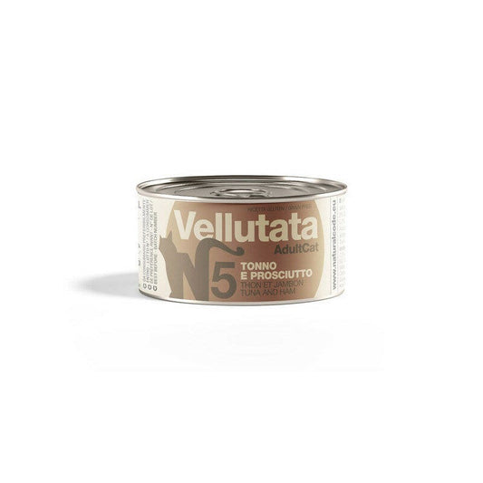 Natural Code N5 Vellutata Tonno e Prosciutto Gatti Adulti Lattina 85g