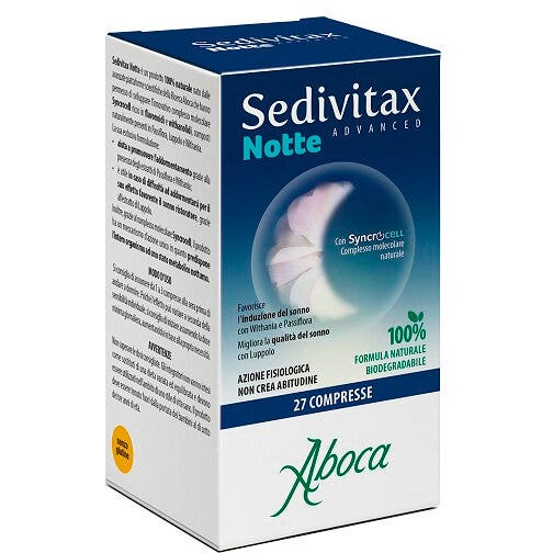 Aboca Sedivitax Advanced Notte 27 Compresse