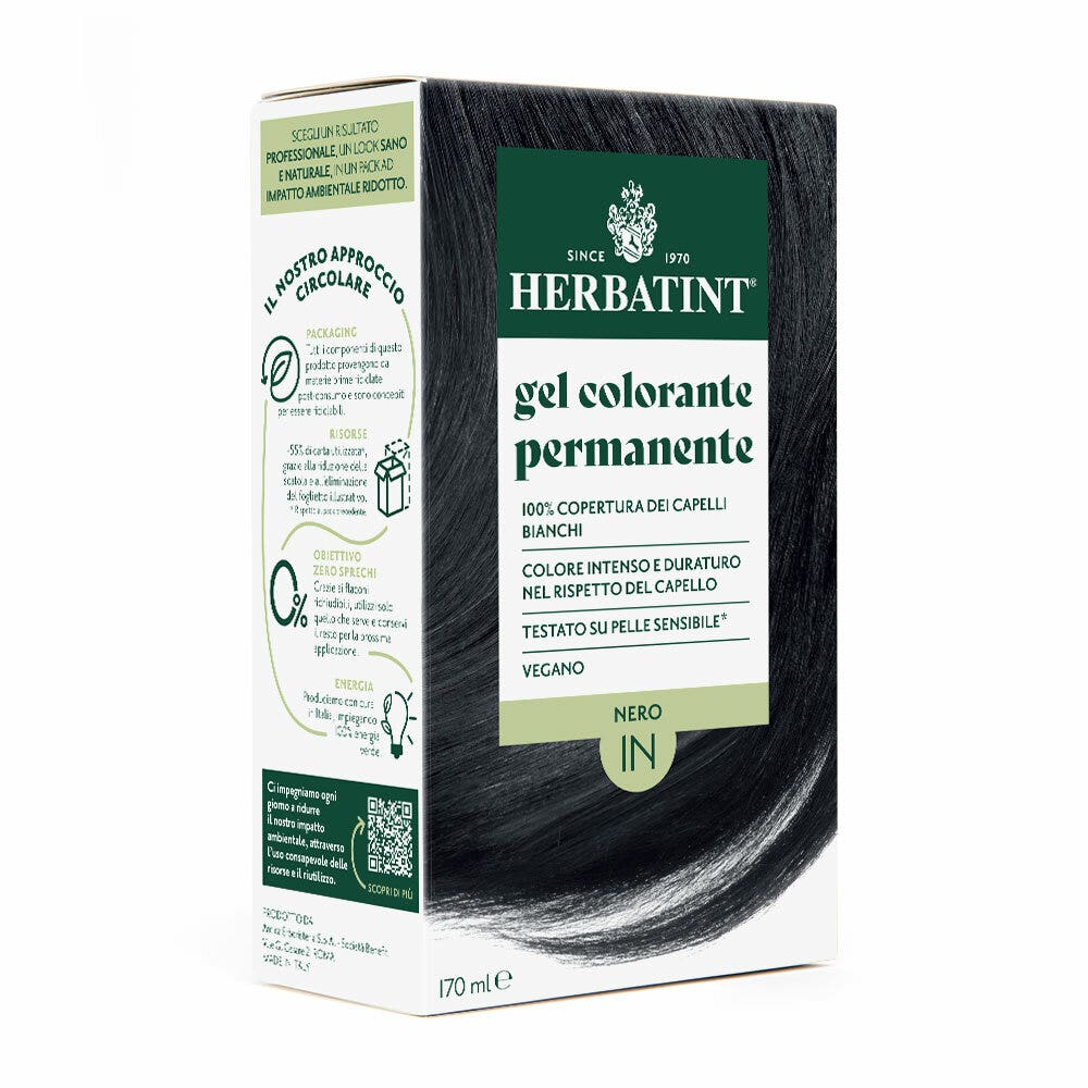 Herbatint Gel Colorante Permanente 1N Nero 170ml