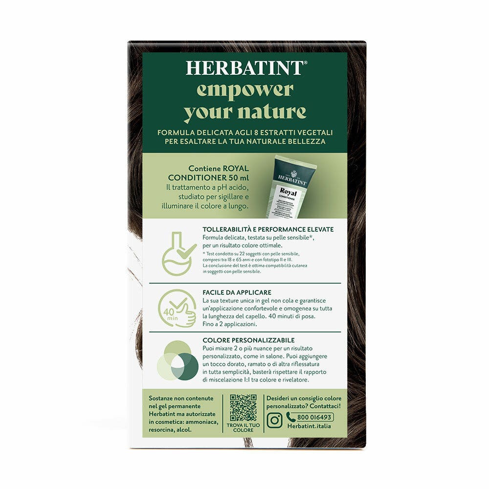 Herbatint Gel Colorante Permanente 4N Castano 170ml