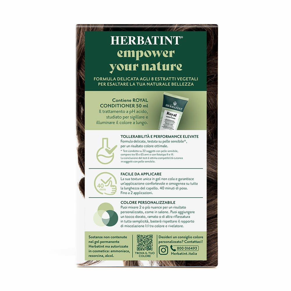 Herbatint Gel Colorante Permanente 5D Castano Chiaro Dorato 170ml