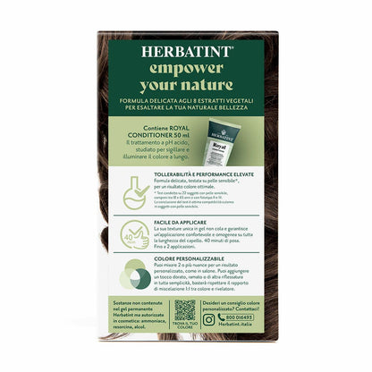 Herbatint Gel Colorante Permanente 5D Castano Chiaro Dorato 170ml