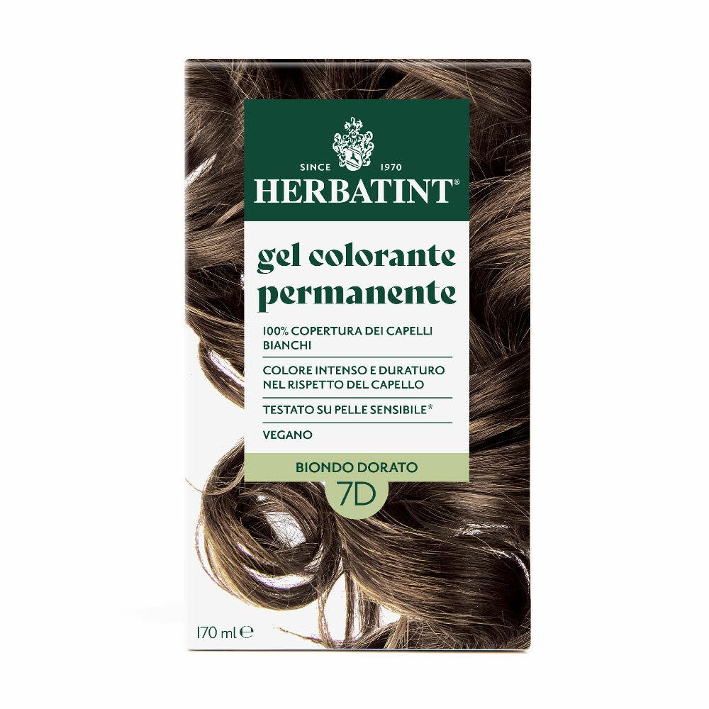Herbatint Gel Colorante Permanente 7D Biondo Dorato 170ml