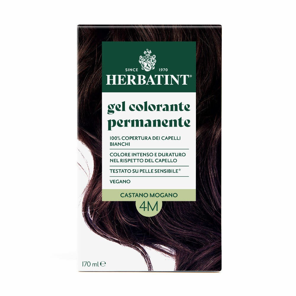 Herbatint Gel Colorante Permanente 4M Castano Mogano 170ml