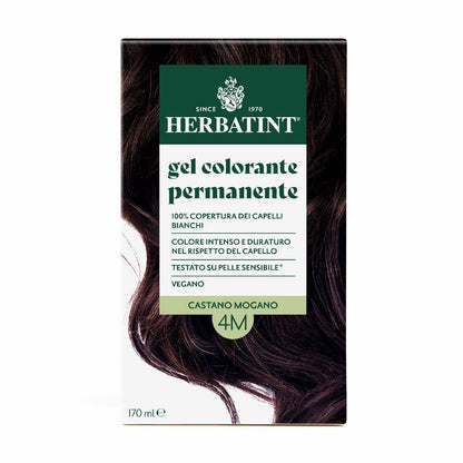 Herbatint Gel Colorante Permanente 4M Castano Mogano 170ml