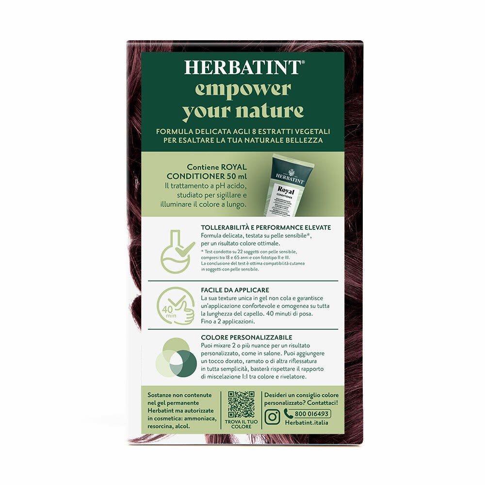 Herbatint Gel Colorante Permanente 5M Castano Chiaro Mogano 170ml