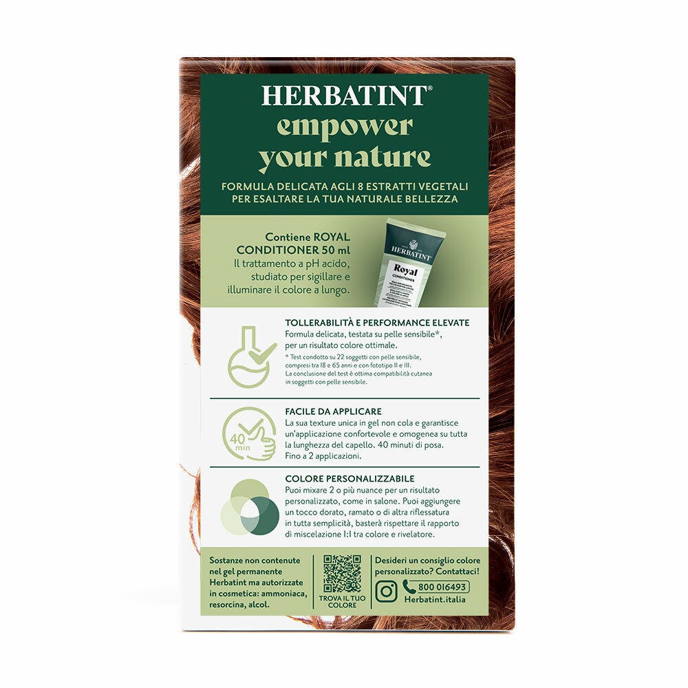 Herbatint Tintura Per Capelli Gel Permanente 7R Biondo Ramato 170ml