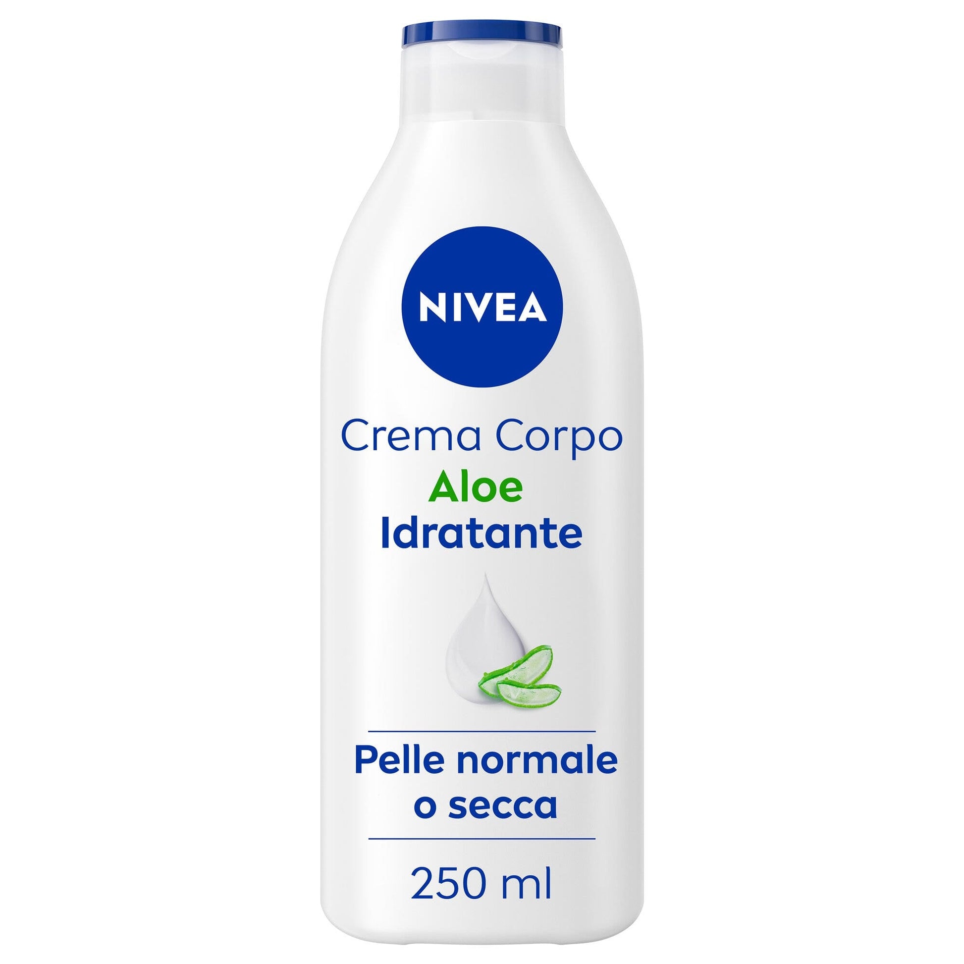 Nivea Crema Corpo Aloe Idratante 72h Per Pelle Secca O Normale 250ml