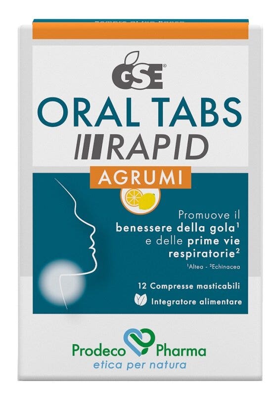 GSE Oral Tabs Rapid Agrumi 12 Compresse