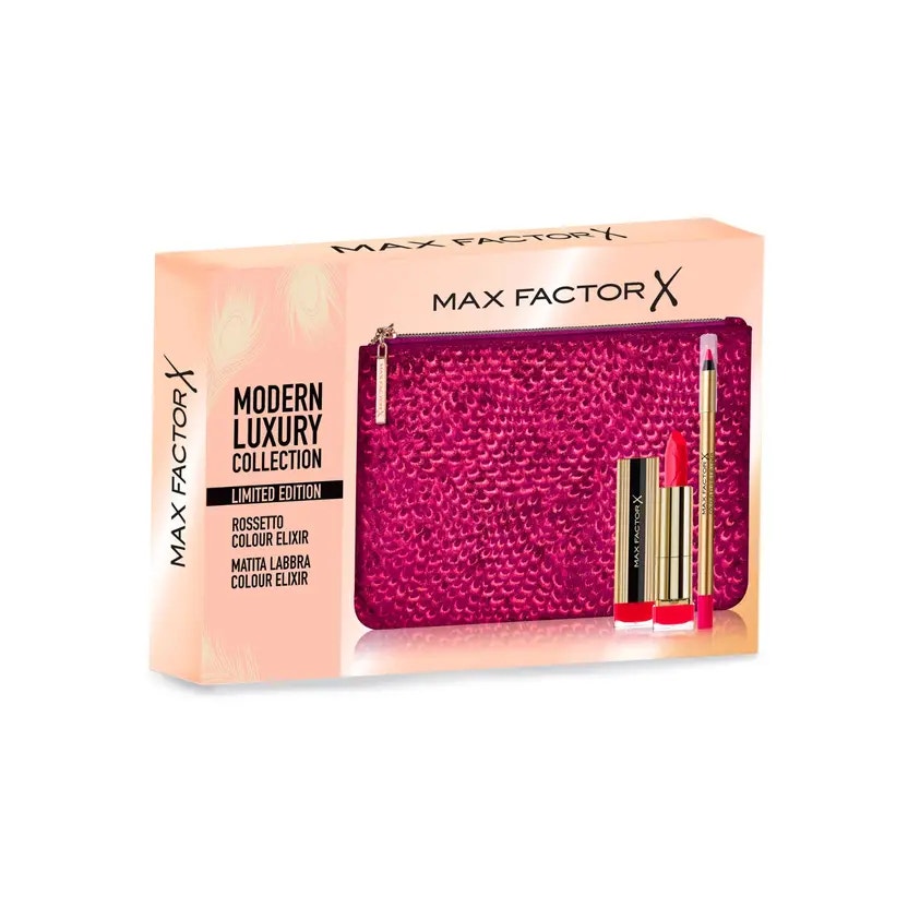 Max Factor Kit Makeup Labbra Perfette Versione Bordeaux 1 Gift Set
