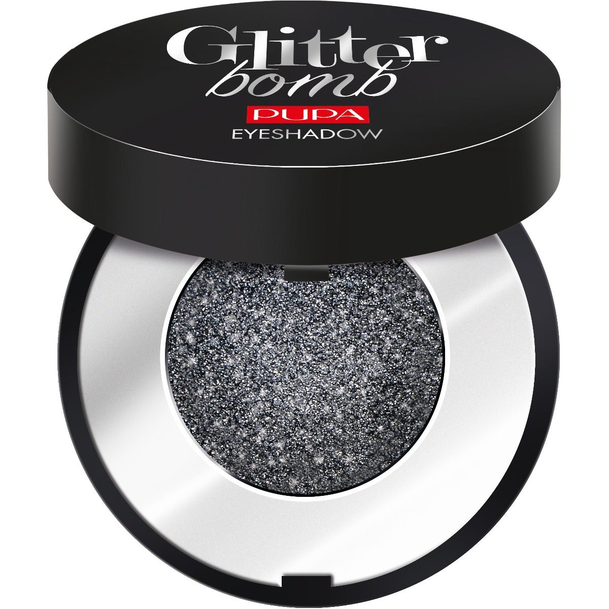 Pupa Ombretto Glitter Bomb 009 Midnight Black 0,8g