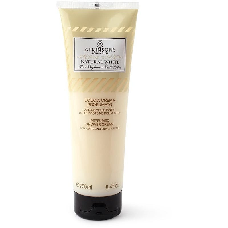 Atkinsons Fine Perfumed Doccia Crema Natural White 250ml