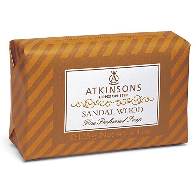 Atkinsons Fine Perfumed Soap Normal Size Sandal Wood 125g