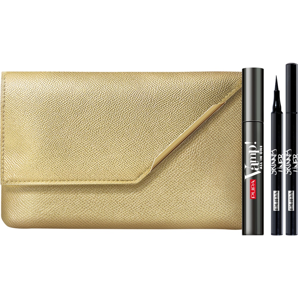 Pupa Kit Mascara Vamp! All In One  9ml + Skinny Liner 1ml + Trousse